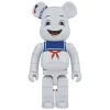 1000% Bearbrick Stay Puft Marshmallow Man White Chrome (SOS Fantômes) -Jouets Séries Magasin 1000 staypuff 1