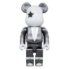 1000% Bearbrick Kiss Star Child Chrome Ver. -Jouets Séries Magasin 1000 Kiss Star Child Chrome 1