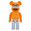 1000% Bearbrick Oscar The Grouch (The Original Orange Fur Ver.) -Jouets Séries Magasin 1000 Oscar the Grouch Orange 1