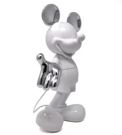 Mickey Welcome - Blanc Laqué Et Chromé Argent -Jouets Séries Magasin 32198