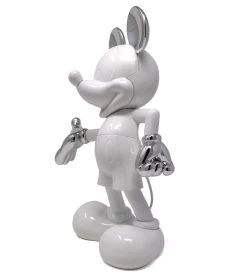 Mickey Welcome - Blanc Laqué Et Chromé Argent -Jouets Séries Magasin 32202