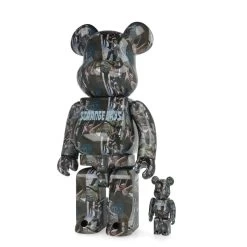 400% + 100% Bearbrick The Doors - Strange Days -Jouets Séries Magasin 360 bearbrick doors 3