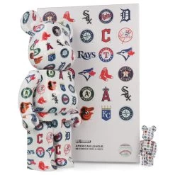400% + 100% Bearbrick MLB American League -Jouets Séries Magasin 400americanleague30