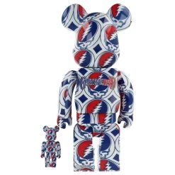 400% + 100% Bearbrick Grateful Dead - Steal Your Face -Jouets Séries Magasin 400gratefuldeadstealyourface11