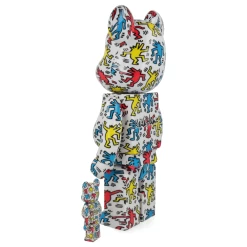 400% + 100% Bearbrick Keith Haring V9 14 400% + 100% Bearbrick Keith Haring V9 -Jouets Séries Magasin 400keithharring22