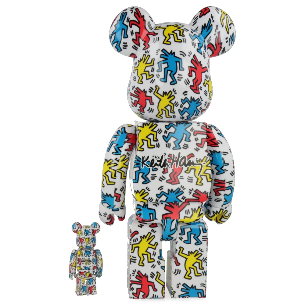 400% + 100% Bearbrick Keith Haring V9 7 400% + 100% Bearbrick Keith Haring V9 – Image 5