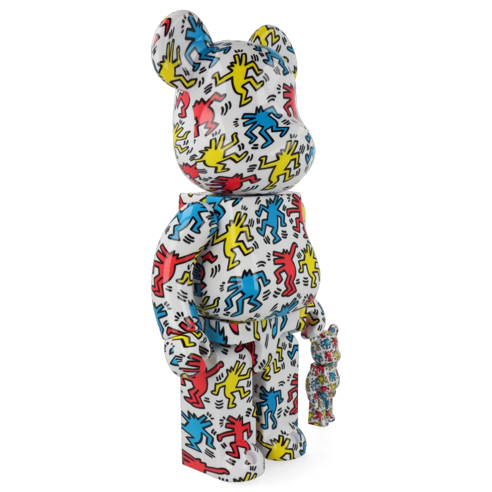 400% + 100% Bearbrick Keith Haring V9 10 400% + 100% Bearbrick Keith Haring V9 – Image 8