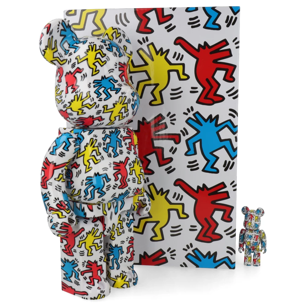 400% + 100% Bearbrick Keith Haring V9 11 400% + 100% Bearbrick Keith Haring V9 – Image 9