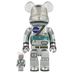 400% + 100% Bearbrick Project Mercury Astronaut