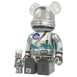 400% + 100% Bearbrick Project Mercury Astronaut -Jouets Séries Magasin 400mercury29
