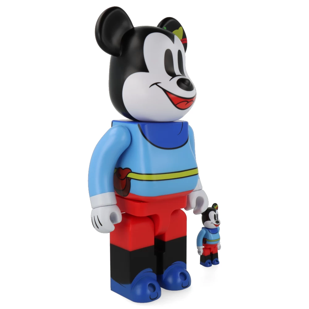 400% + 100% Bearbrick Mickey Mouse Brave Little Tailor 10 400% + 100% Bearbrick Mickey Mouse Brave Little Tailor – Image 8