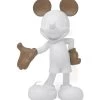 Mickey Welcome Blanc Mat & Effet Bois 2 Mickey Welcome Blanc Mat & Effet Bois -Jouets Séries Magasin 41617
