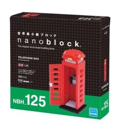 Nanoblock - Telephone Box - NBH 125 -Jouets Séries Magasin 44061