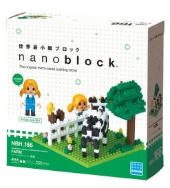 Nanoblock - Ferme- Stories Collection With Nanobbit - NBH 166 -Jouets Séries Magasin 44232