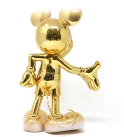 Mickey Welcome - Dégradé Or Et Blanc -Jouets Séries Magasin 44843