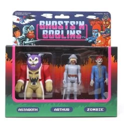 SUPER7 Ghosts 'n Goblins ReAction Figures 3-Pack - Pack A