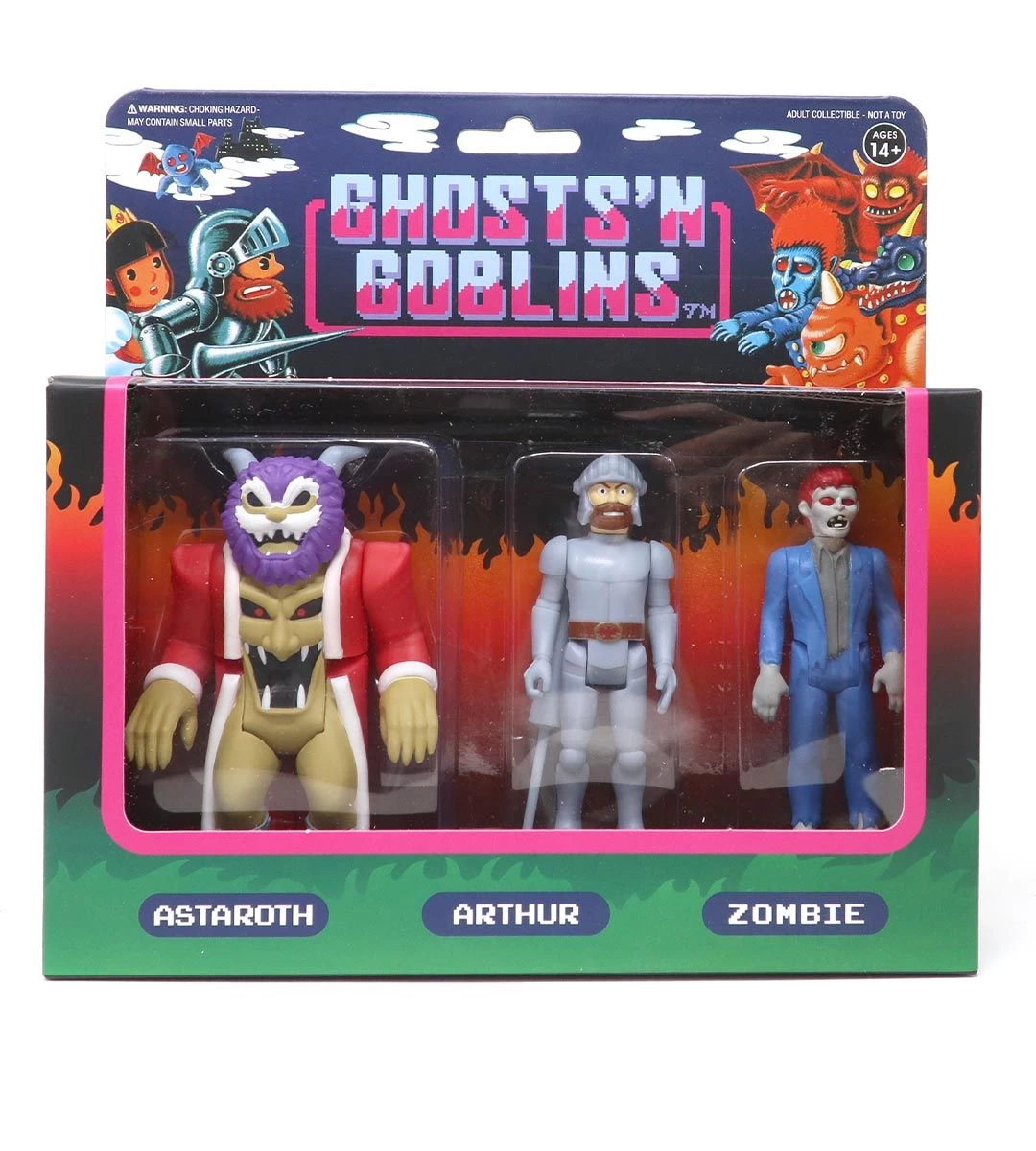 SUPER7 Ghosts 'n Goblins ReAction Figures 3-Pack - Pack A