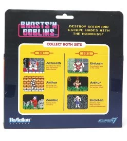 SUPER7 Ghosts 'n Goblins ReAction Figures 3-Pack - Pack A -Jouets Séries Magasin 45802