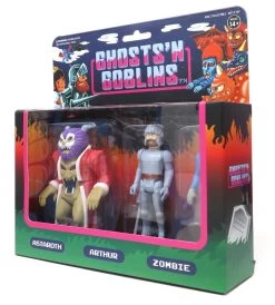 SUPER7 Ghosts 'n Goblins ReAction Figures 3-Pack - Pack A -Jouets Séries Magasin 45803