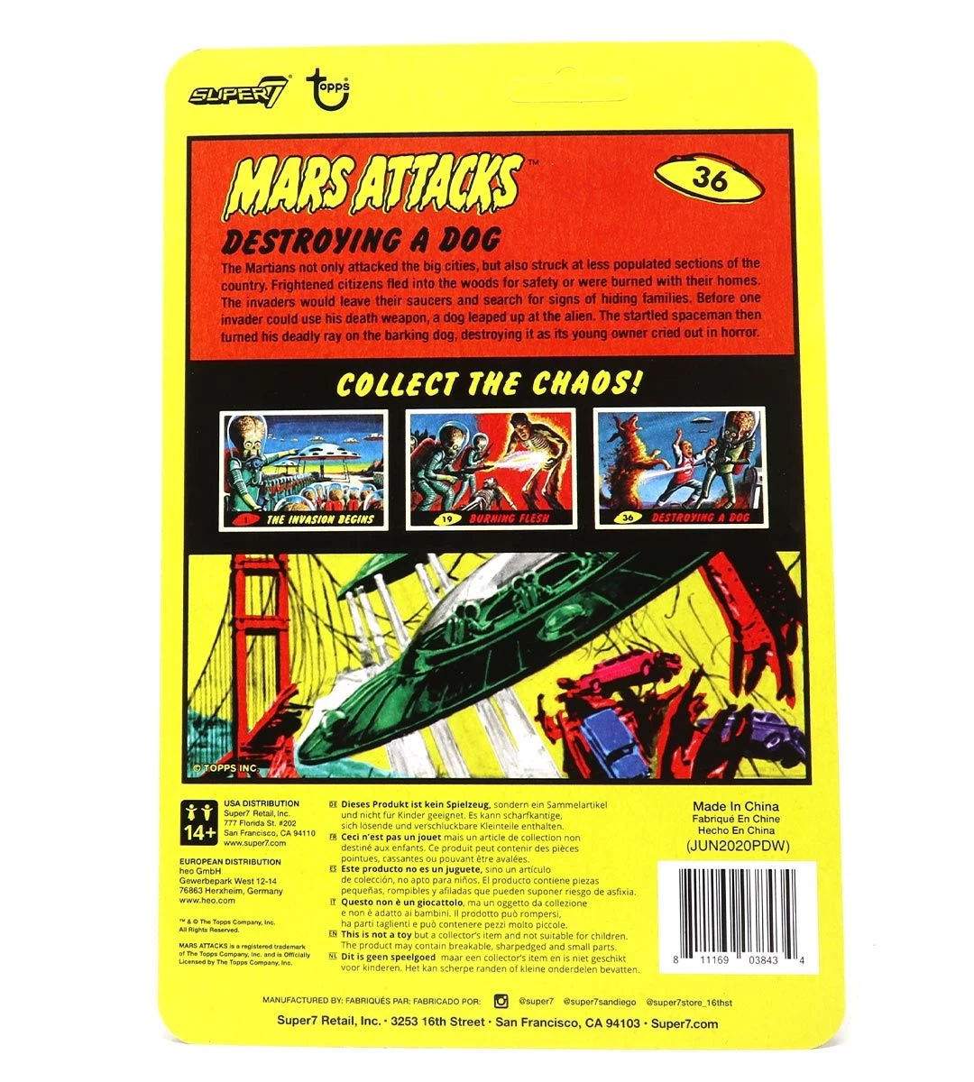 SUPER7 Destroying A Dog - Mars Attacks - ReAction Figure 5 SUPER7 Destroying A Dog - Mars Attacks - ReAction Figure – Image 3