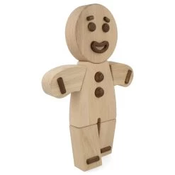 Gingerbread Man Natural Oak - Large -Jouets Séries Magasin 52877