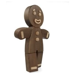 Gingerbread Man Smoke Stained Oak - Large -Jouets Séries Magasin 52893