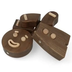 Gingerbread Man Smoke Stained Oak - Large -Jouets Séries Magasin 52894