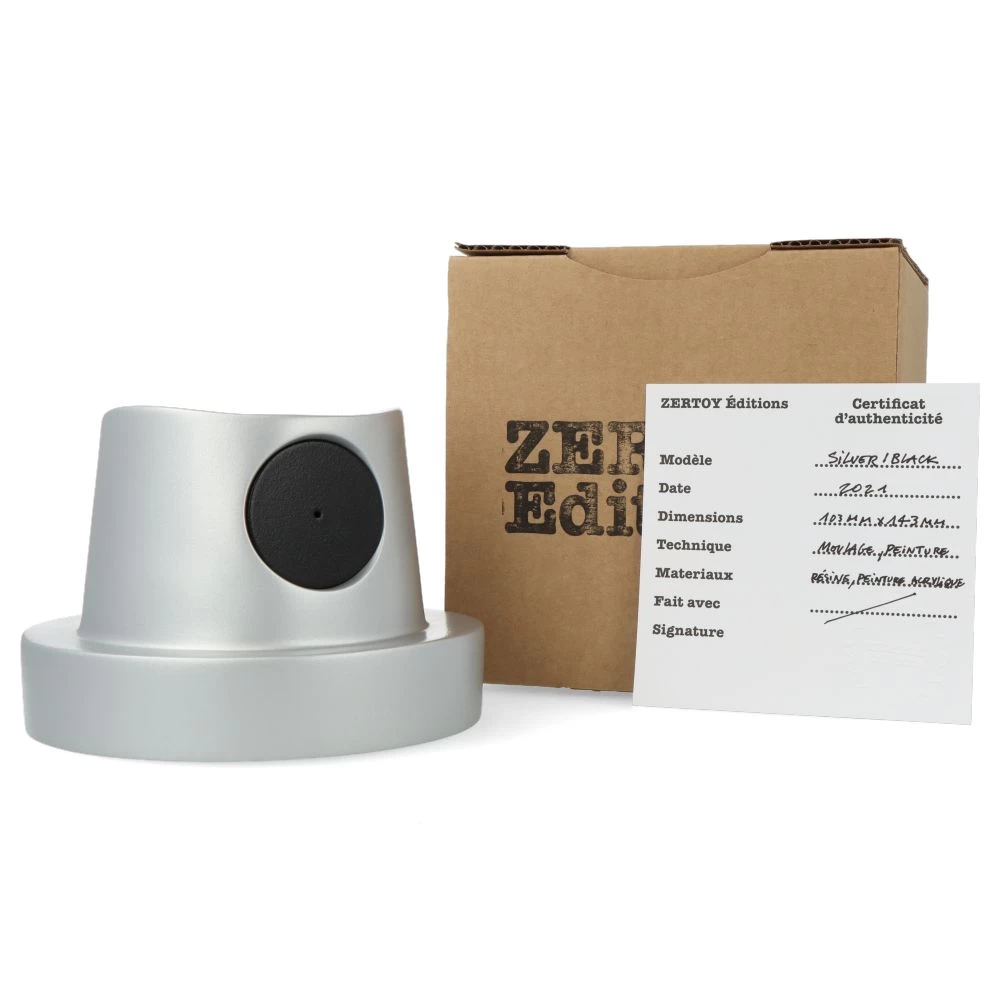 Zertoy - Silver & Black Cap 8 Zertoy - Silver & Black Cap – Image 6