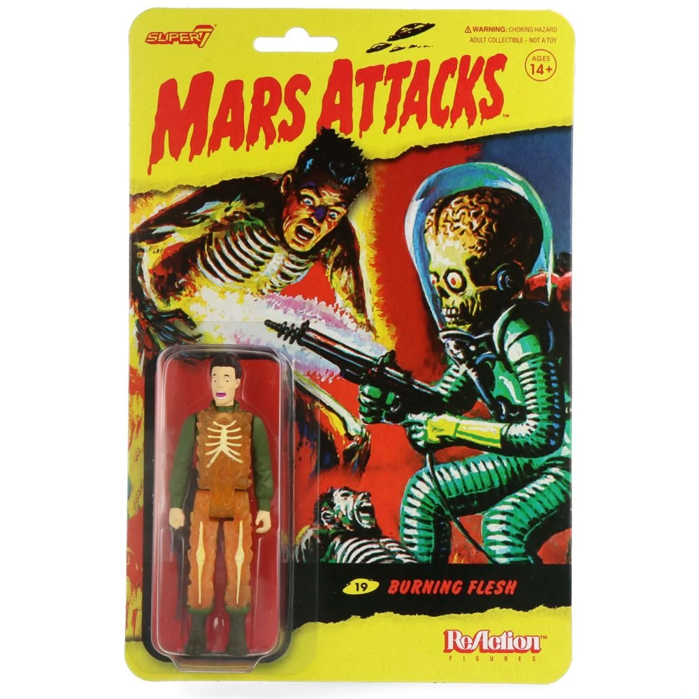 SUPER7 Burning Flesh - Mars Attacks - ReAction Figure 3 SUPER7 Burning Flesh - Mars Attacks - ReAction Figure
