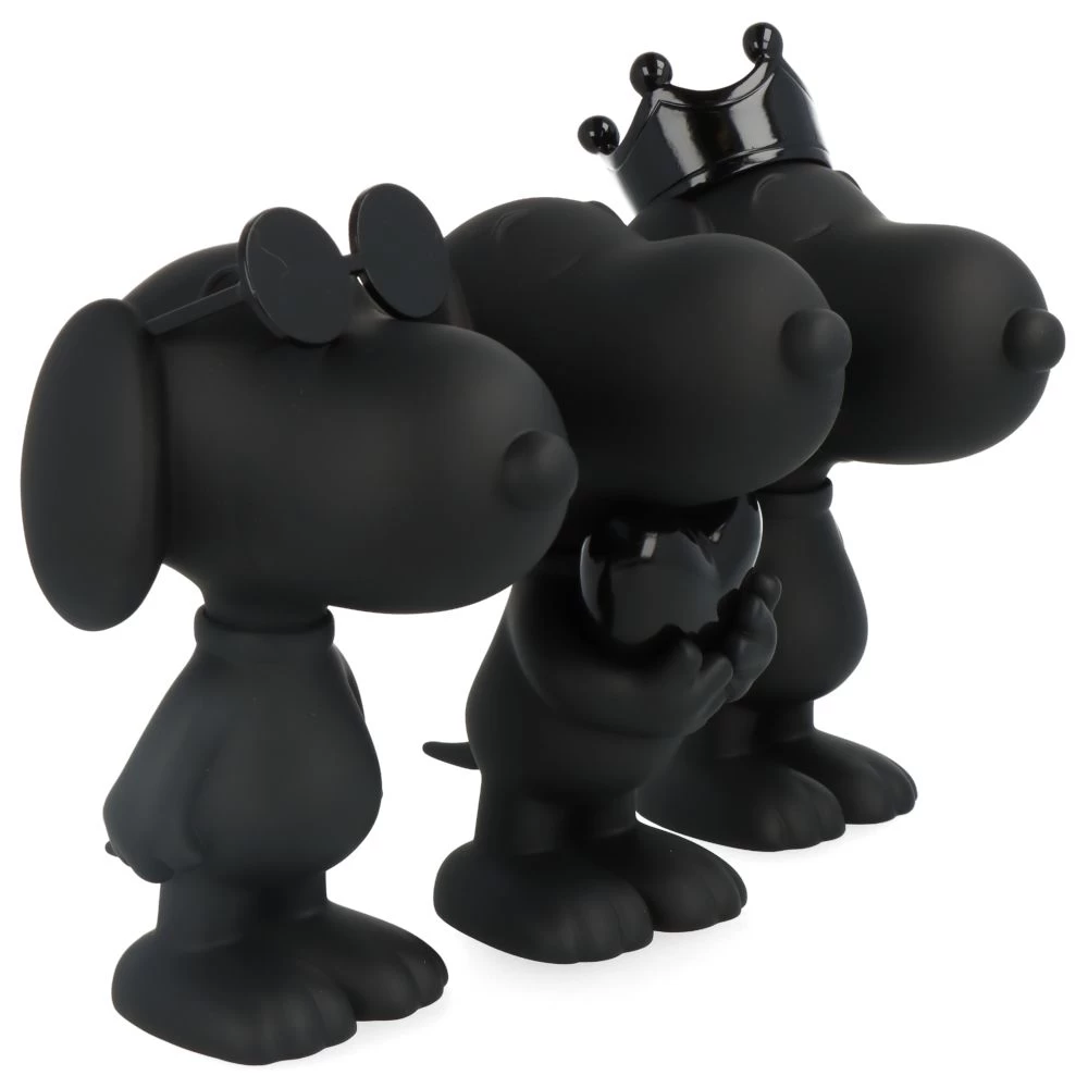 Snoopy XS - Coffret De 3 Pièces - Noir 4 Snoopy XS - Coffret De 3 Pièces - Noir – Image 2