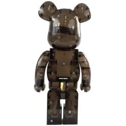 1000% Bearbrick God Selection XXX Black Clear Version -Jouets Séries Magasin bearbrick 1000 xxx blackclear 4