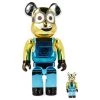 400% + 100% Bearbrick Dave Chrome (Les Minions) -Jouets Séries Magasin bearbrick400davechrome15