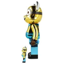 400% + 100% Bearbrick Dave Chrome (Les Minions) 14 400% + 100% Bearbrick Dave Chrome (Les Minions) -Jouets Séries Magasin bearbrick400davechrome20