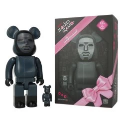 400% + 100% Bearbrick Squid Game Frontman -Jouets Séries Magasin bearbrick400squidgamefrontman7
