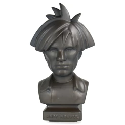 CERAMICK Andy Warhol Bust 80s ASH GOLD