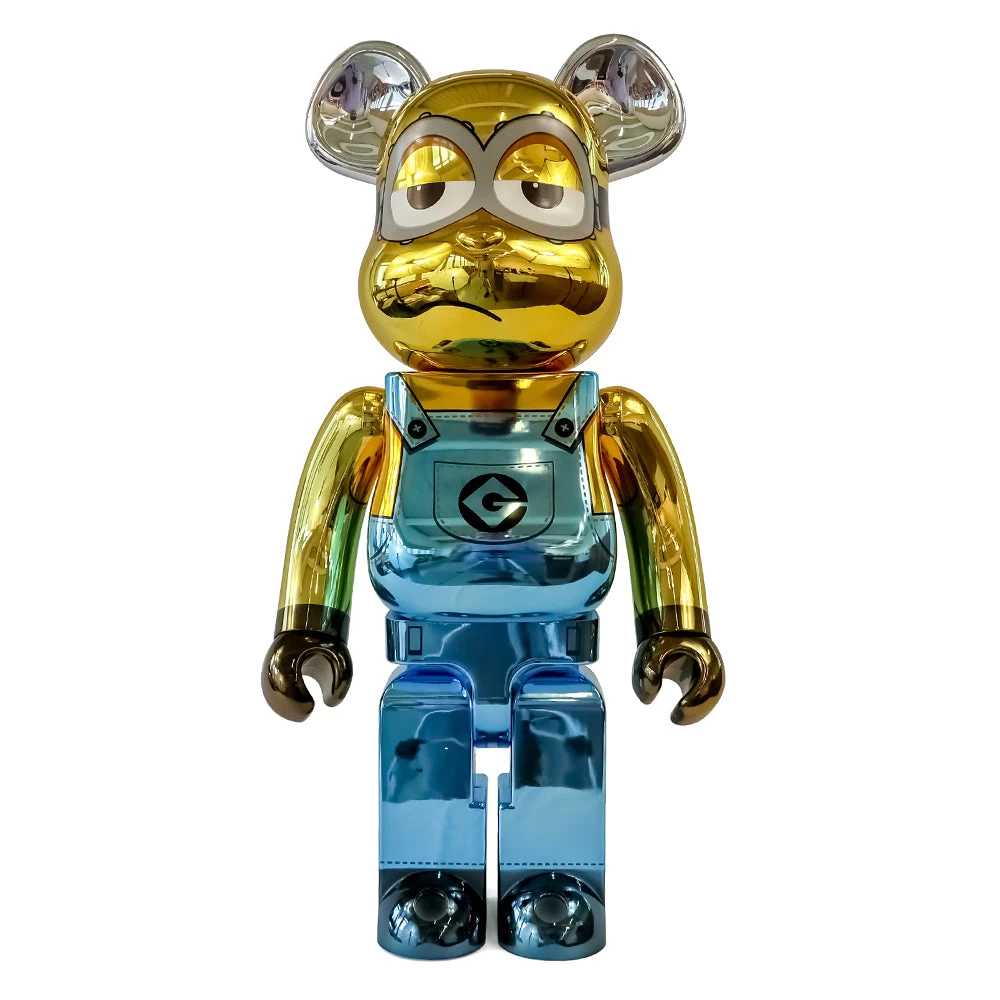 1000% Bearbrick Minion Kevin Chrome Ver. 3 1000% Bearbrick Minion Kevin Chrome Ver.