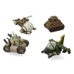 BEAST KINGDOM Metal Slug 3 Pull Back Car Series Set 4 Voitures à Friction
