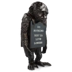 Monkey Sign Bronze Statue 2 - Banksy X Medicom Toy -Jouets Séries Magasin monkeysignbronze10