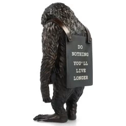 Monkey Sign Bronze Statue 2 - Banksy X Medicom Toy -Jouets Séries Magasin monkeysignbronze14