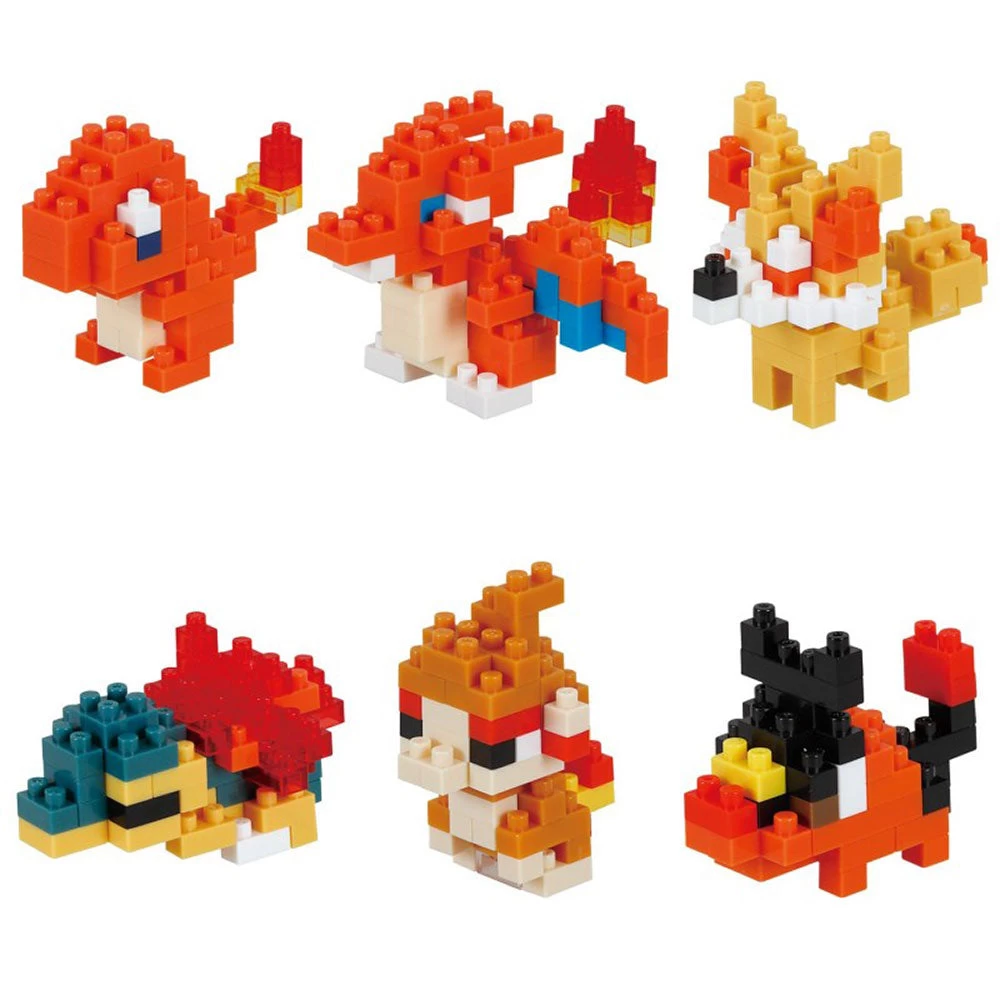 Nanoblock - Pokemon Mininano Fire - NBMC 11B 3 Nanoblock - Pokemon Mininano Fire - NBMC 11B
