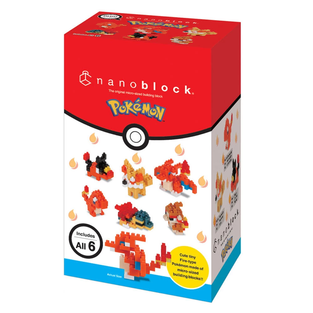 Nanoblock - Pokemon Mininano Fire - NBMC 11B 4 Nanoblock - Pokemon Mininano Fire - NBMC 11B – Image 2