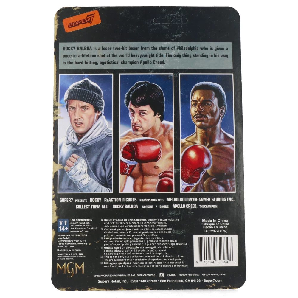 SUPER7 Rocky I - Rocky Workout - ReAction Figures 5 SUPER7 Rocky I - Rocky Workout - ReAction Figures – Image 3