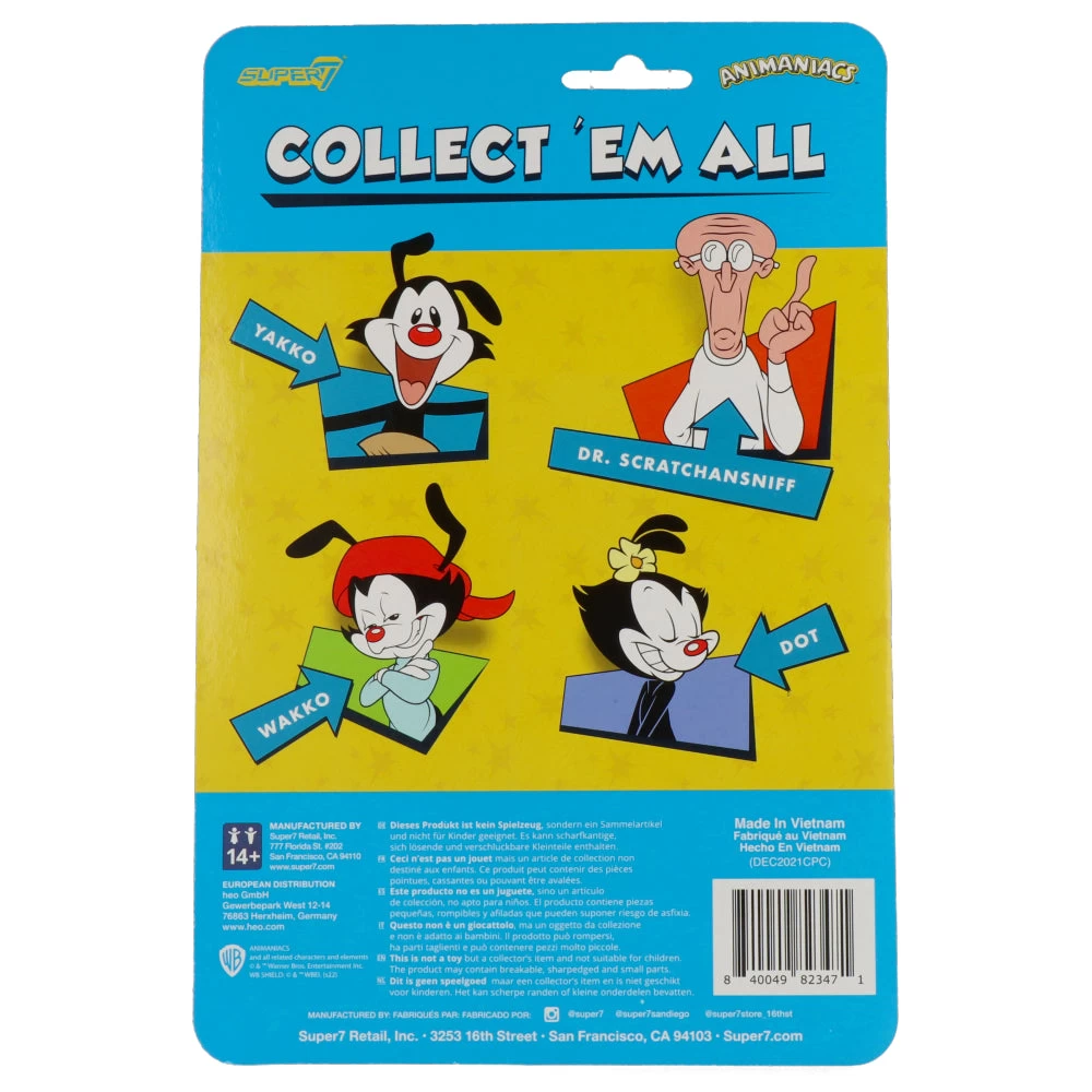 SUPER7 Wakko - Animaniacs Wave 1 - ReAction Figures 5 SUPER7 Wakko - Animaniacs Wave 1 - ReAction Figures – Image 3