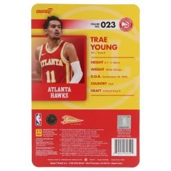 SUPER7 Trae Young (Hawks) - ReAction Figure - Supersports Figure Wave 4 -Jouets Séries Magasin super7 nba traeyoung3